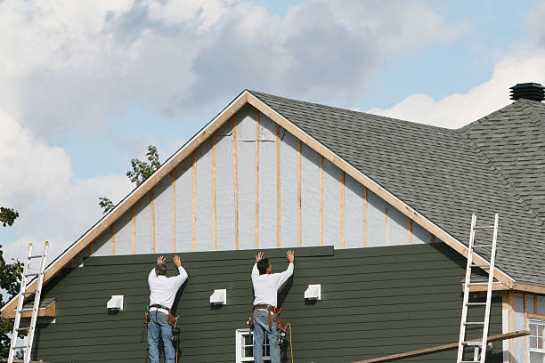 Professional Siding Replacement technician working in Watertown, MA